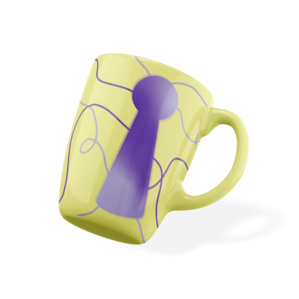 Taza Arkhe - Amarillo Lima & Violeta